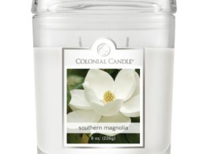 Colonial candle default image. A large glass colonial candle, floral scent.