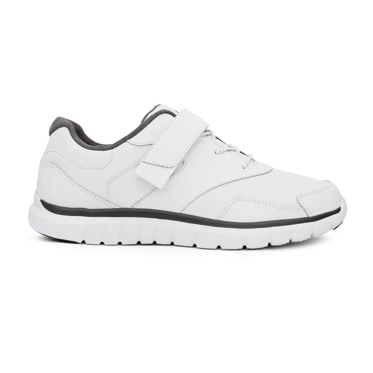 white velcro tennis shoes