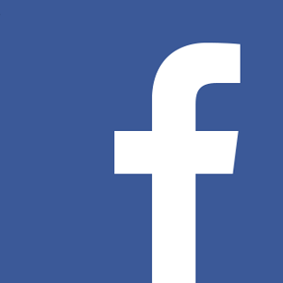 Facebook logo, used as a button to leave a facebook review for Oswald's Pharamcy.