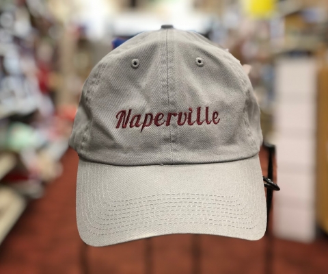 A Grey Naperville baseball cap