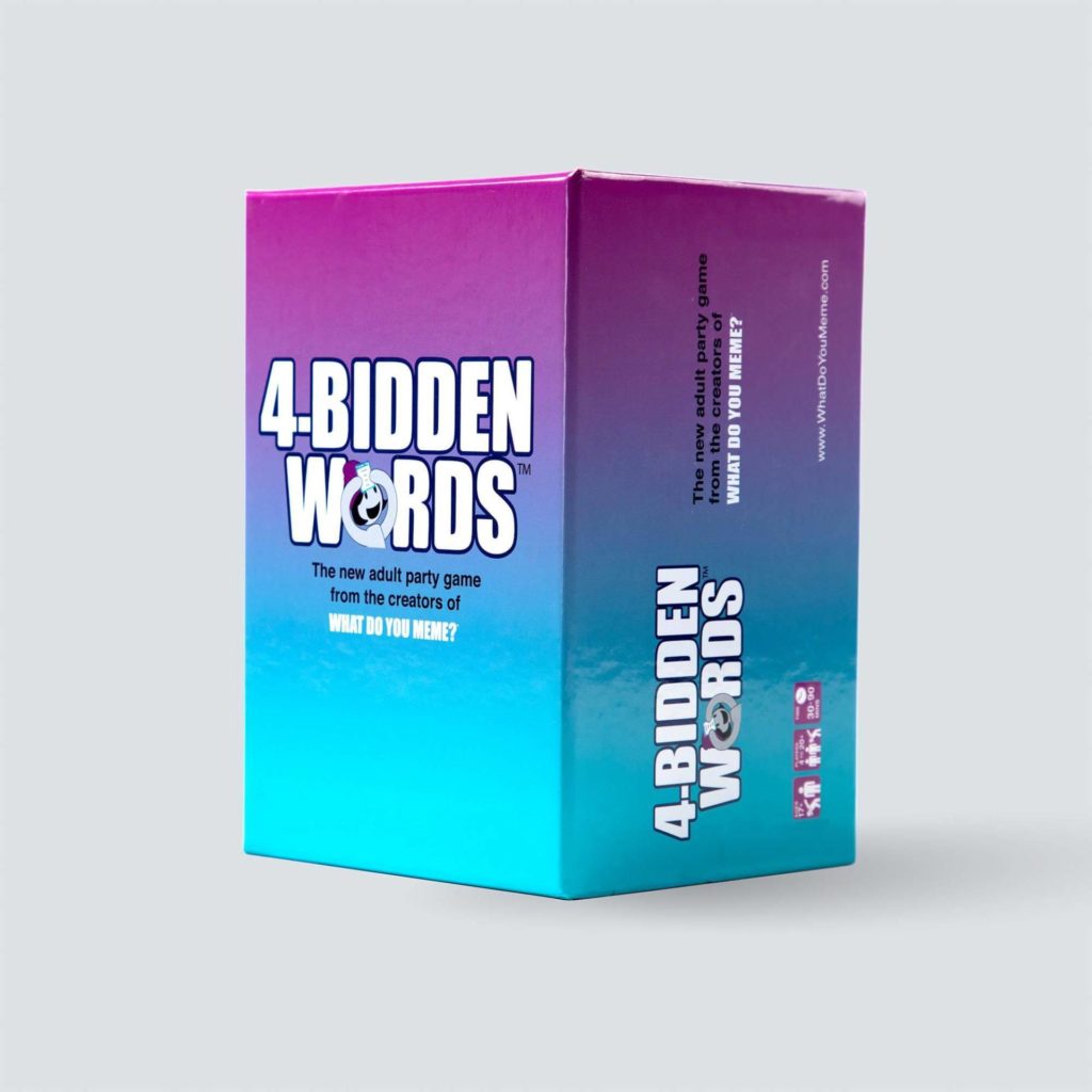 4-Bidden Words game. Box shown.