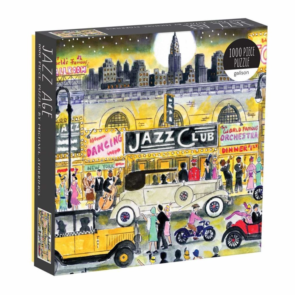 Galison Jazz Age 1000 Piece Puzzle. Box shown.