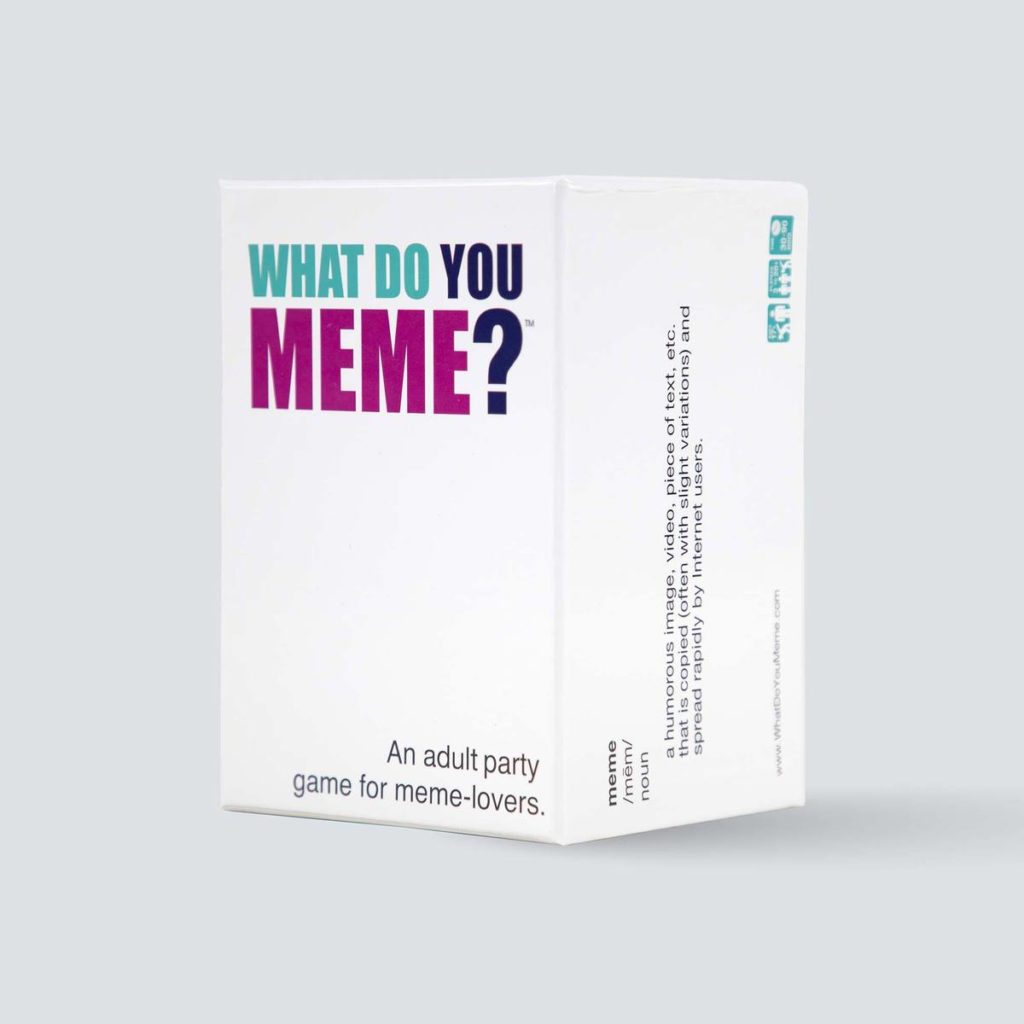 What Do You Meme? game core set. Box shown.
