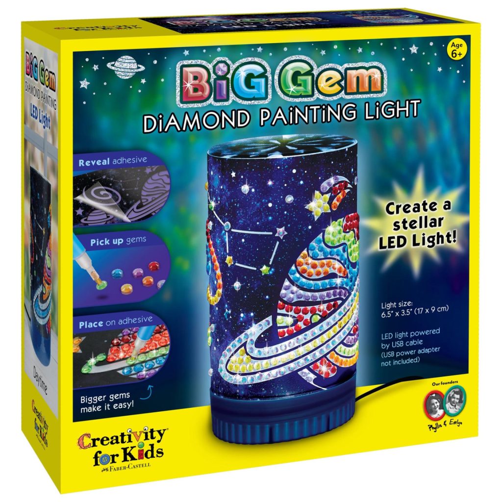 Creativity for Kids Big Gem Diamond Painting Light image. Photo of the box.