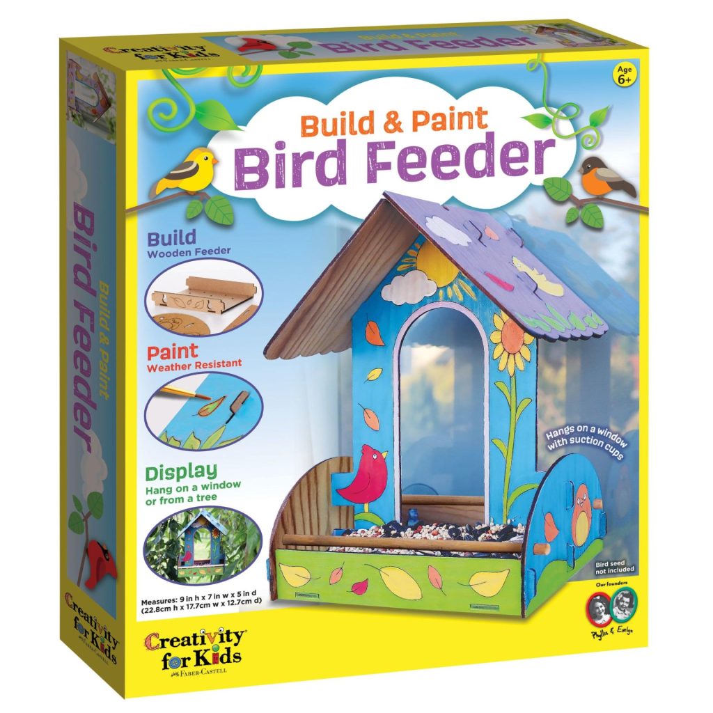 Creativity for Kids Build & Paint Bird Feeder image. Photo of the box.