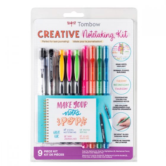 Creative Note Taking Kit. Photo of the kit in packaging.