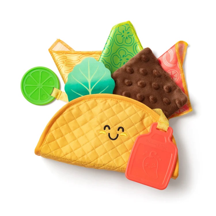 Melissa and Doug Soft Taco Fill & Spill. Photo of the toy.