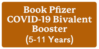 Pfizer Bivalent Booster 5-11 Years button.