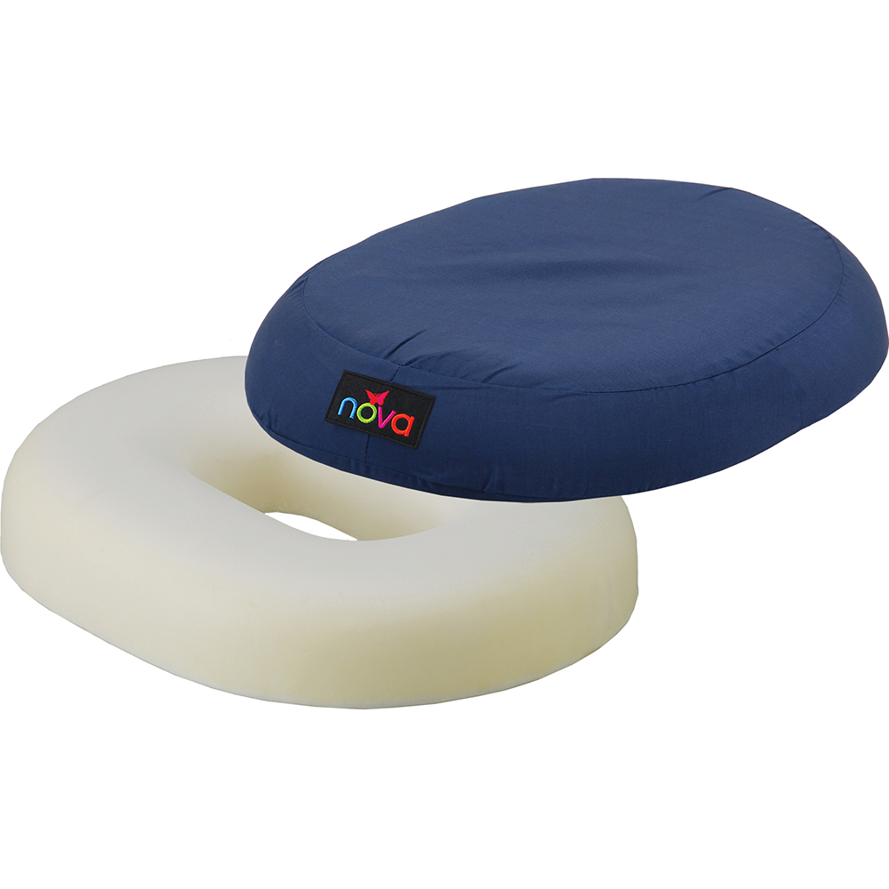 Nova Molded Foam Comfort Ring Cushion. Photo of cushion.
