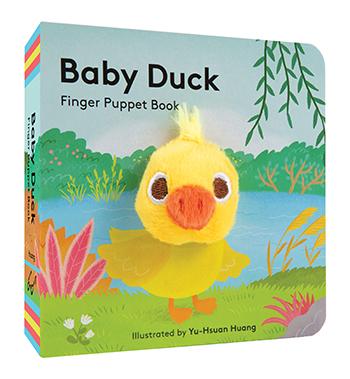 Baby Duck Finger Puppet Book. Photo of the book.