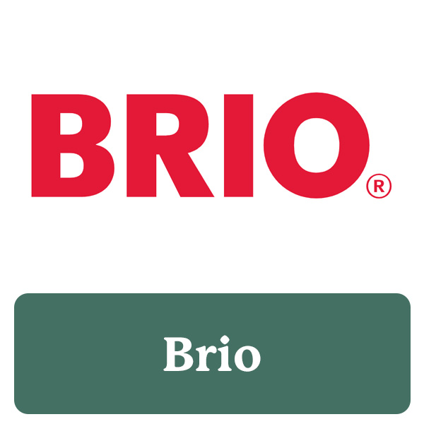 BRIO button. Photo of the BRIO logo.