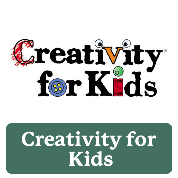 Creativity for Kids button. Photo of the Creativity for Kids logo.