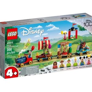 Lego Disney Celebration Train. Photo of the product packaging.