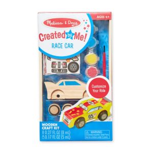 Melissa and Doug Created by Me Race Car. Photo of the product packaging.
