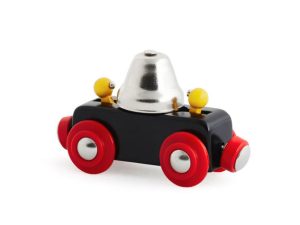 BRIO Bell Wagon. Image of the toy train car.