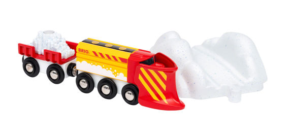 BRIO Snow Plow Train, Oswald's Toy Shop