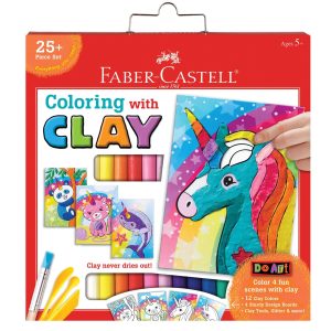 Creativity for Kids Do Art Coloring with Clay Unicorn & Friends. Image of product packaging.