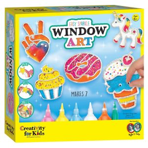 Creativity for Kids Easy Sparkle Window Art. Image of product packaging.