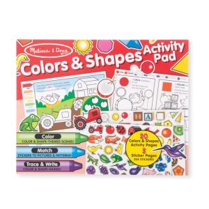 Melissa & Doug Colors & Shapes Activity Pad. Image of the packaging.