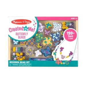 Melissa & Doug Created by Me Butterfly Beads. Image of the product packaging.