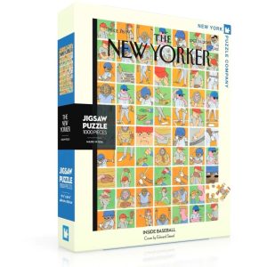 NYPC Inside Baseball 1000pc Puzzle. Photo of product packaging.