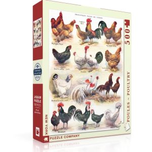 NYPC Poules Poultry Puzzle. Photo of product packaging.