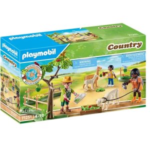 Playmobil Alpaca Hike. Image of the product packaging.