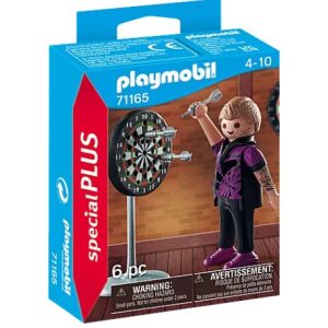 Playmobil Darts Player. Image of the product packaging.