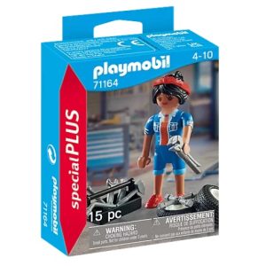 Playmobil Mechanic. Image of the product packaging.