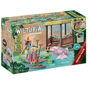 Playmobil Wiltopia Paddling Tour. Image of the product packaging.