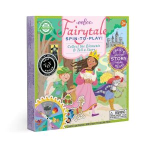 eeBoo Fairytale Spinner Game. Photo of product packaging.
