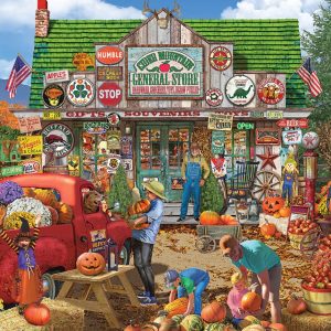 White Mountain Cider Mountain General Store Puzzle. Image of the completed jigsaw puzzle.