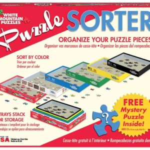 White Mountain Puzzle Sorter. Image of the product packaging.