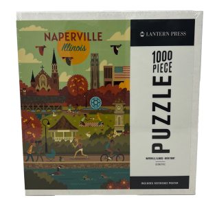Naperville 1000pc Puzzle. Photo of the puzzle.