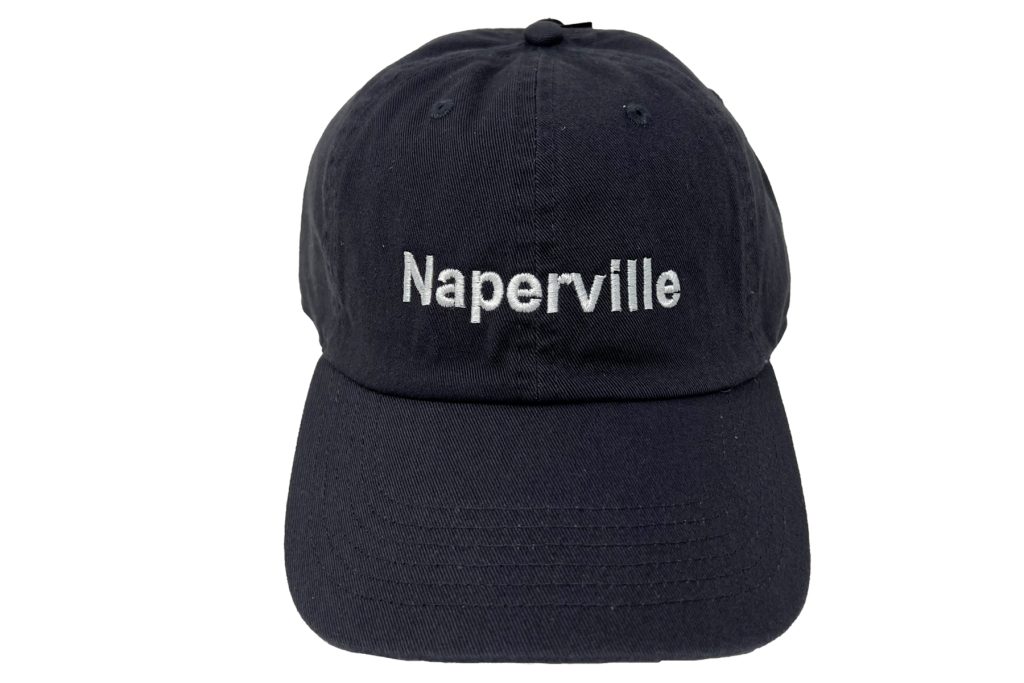 Naperville Cap Charcoal Photo of the cap.