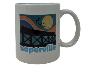 Naperville Mug Covered Bridge. Photo of the mug.