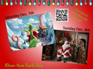 Oswald's Holiday Portraits Flyer. Photo of the flyer.