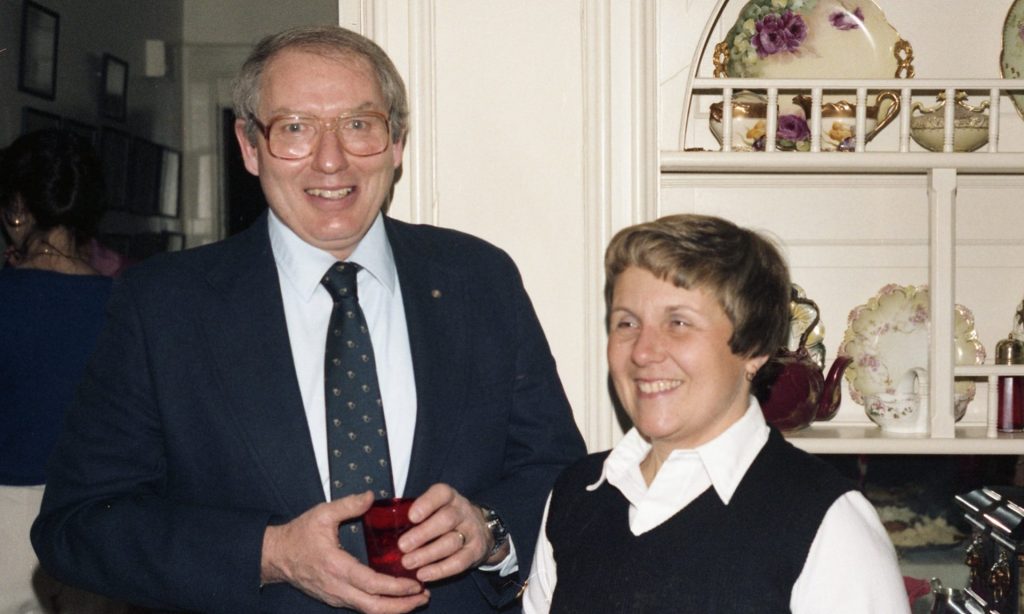 Photo of Bob and Jean Anderson 1982