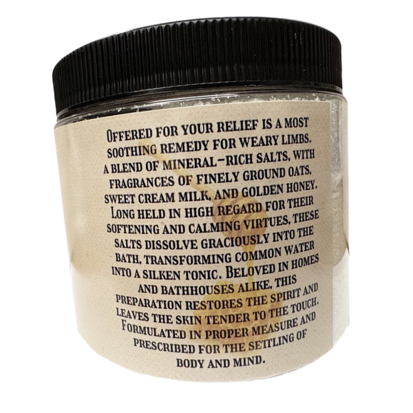 Oswald's - Oatmeal Milk & Honey Aromatic Bath Salts - Image 3
